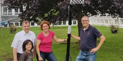 Basketballkorb für unsere Gäste